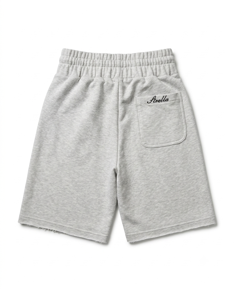 Grey “Antiqued” Shorts