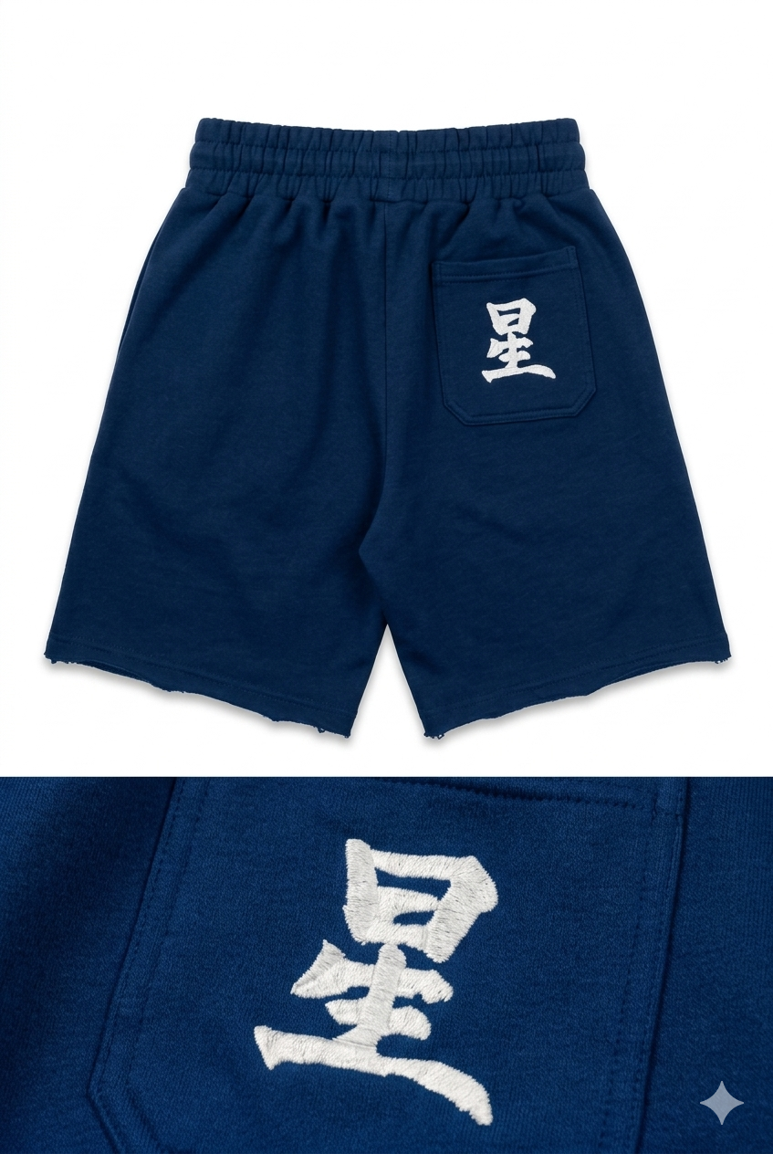 Blue “Unknown” Shorts